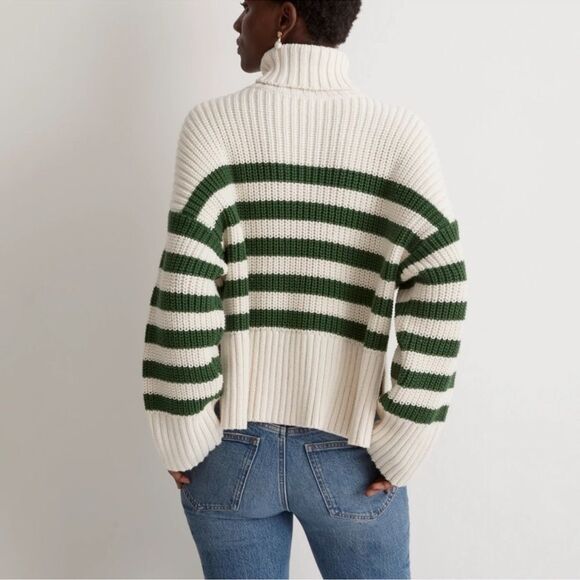 Madewell Wide Rib Turtleneck Sweater NWT Size XXL N0064 - Picture 7 of 12